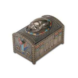  Egyptian Scarab Treasure Box