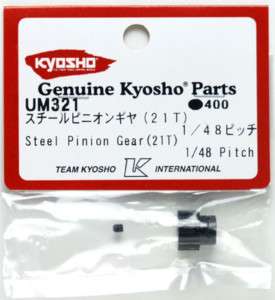 Kyosho UM321 Steel Pinion Gear (21T) 1/48 Pitch  