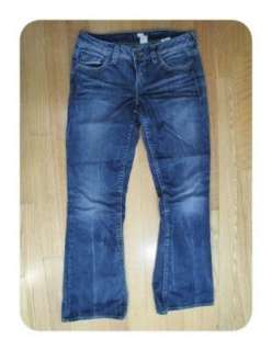 New Silver Jeans Indigo L1515SES366 Lola Bootcut Jeans 34 x 33 $82 