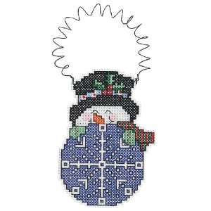  Janlynn Holiday Wizzers Peeking Snowman Cntd X Stitch 2 3 