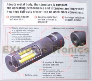 Airsoft AEG Glow BB Tracer Barrel Extension M4 M16 +5K  