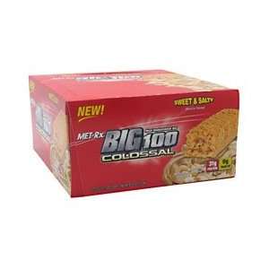  MET Rx/Big 100 Colossal Meal Replacement Bar/Sweet & Salty/12 Bars 