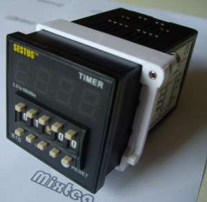 Electronic Digital Timer Omron Delay relay 12 24V AC DC  