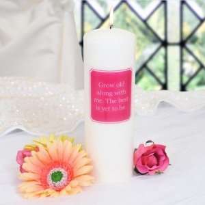  Exclusive Gifts and Favors White Custom Unity Candle By 