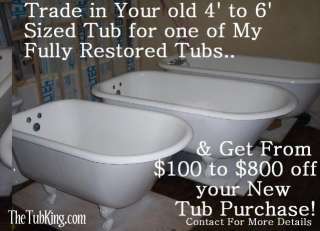 60 x 30 Claw Foot Tub Couch  