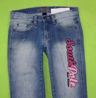 Southpole sz 3 x 32 Womens Blue Jeans Denim Pants Flare Stretch EF98 