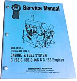 FARMALL 504 2504 C 153 Engine Fuel SERVICE MANUAL C153  