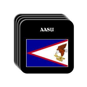 American Samoa   AASU Set of 4 Mini Mousepad Coasters
