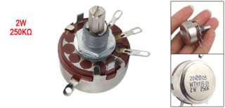 Electrical 4 Terminals 250K Ohm Linear Potentiometer  
