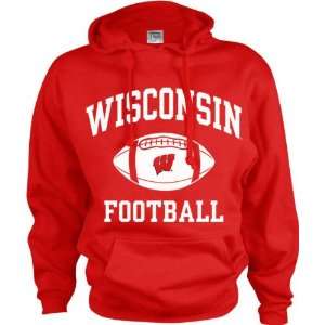  Wisconsin Badgers Perennial Football Hooded Sweatshirt 