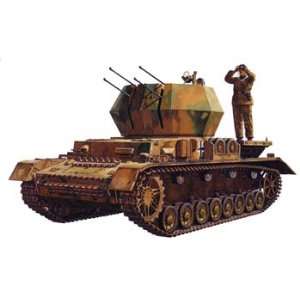   German Flakpanzer IV Wirbelwind (Plastic Model Vehicle) Toys & Games