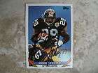 BARRY FOSTER AUTOGRAPHED TOPPS CARD 1993, AUTHENTIC,WOW