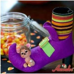 Annalee Dolls *Peek a Boo Witches Shoe* Little Mouse on Witches Shoe 