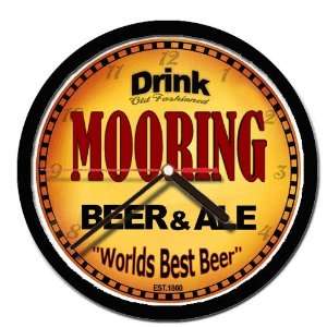  MOORING beer and ale cerveza wall clock 