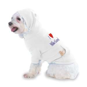  I love/Heart Mike Gravel Hooded T Shirt for Dog or Cat 