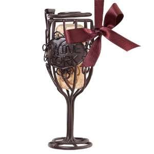  Wine Glass Cork Cage® Bottle Ornament