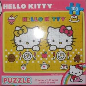  Hello Kitty At Breakfast 100 Piece Puzzle Toys & Games