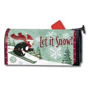  Downhill Penguin Let it Snow Magnetic Mailbox Cover