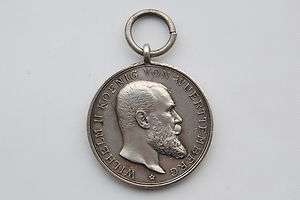 Germany WWI Württemberg Silver Medal For Bravery and Loyalty XF 