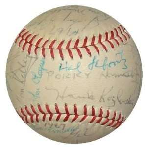  1967 68 Indians Team 37 SIGNED Baseball   Autographed 