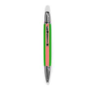 Xonex Island Pen, Black Ball Point Island Pen, Candy Stripe Design, 5 