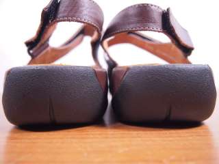 WOLKY Liana 315 Brown Smooth Leather Adjustable Walking Sandal 40 US 9 