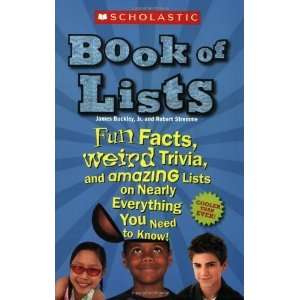    Scholastic Book of Lists [Paperback] Jr. James Buckley Books