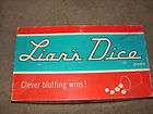 1965 LIARS DICE Vintage Rare Board Game 1st Ed V Good