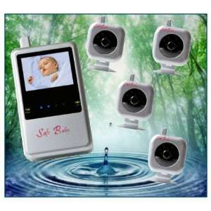   improved. Interference Free 4 Camera Digital Monitor From SAFE BABY