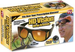 HD High Definition Vision Driving Sunglasses WrapAround  