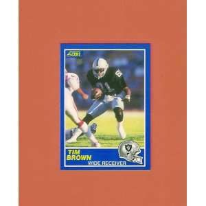   Brown 1989 Score Football Rookie (Oakland Raiders)