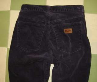 Genuine Wrangler Purple Corduroy Tina Jeans W26 Sz 8  