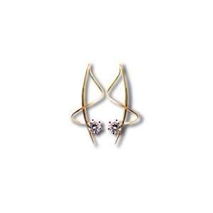  Earspiral Earrings 53SW1CZ5 14K Solid Gold Harry Mason Jewelry