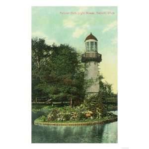   Palmer Park Lighthouse   Detroit, MI Giclee Poster Print, 24x32 Home