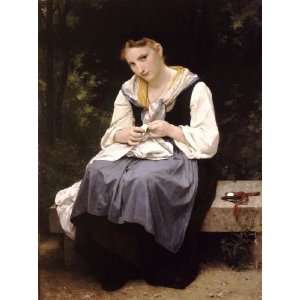   name Young Worker, By Bouguereau William Adolphe 