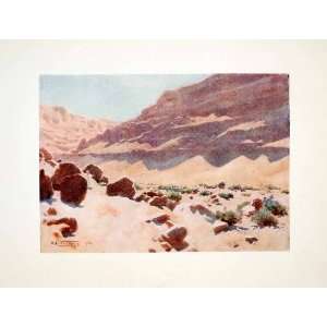   Mountains Fustat Egypt Robert Talbot Kelly   Original Color Print