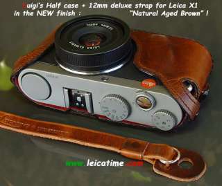 LUIGIs CASE for LEICA X1,THE FINEST DIGITAL COMPACT   