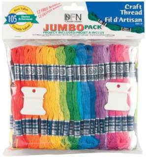   Craft Thread Jumbo Pack 9.14 Meters 105/Pkg Assorted 
