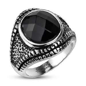   Gecko Eye Onyx Gem Cast Ring   Size 14 West Coast Jewelry Jewelry