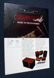 BOSE 301 Direct/Reflecting Speakers 1982 print Ad  