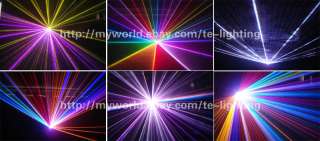 3000mW RGB DMX512 ILDA DJ Laser Stage Lighting 40K  