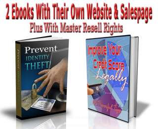 Identity Theft Website + 2 Ebooks + WP Theme + Graphics  