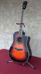 Fender T BUCKET 300CE Acoustic Electric Guitar, Flame Maple Top 
