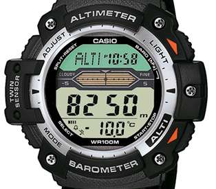 Casio Pro Trek SGW 300H 1AVER Twin Sensor Atimeter Barometer Watch 