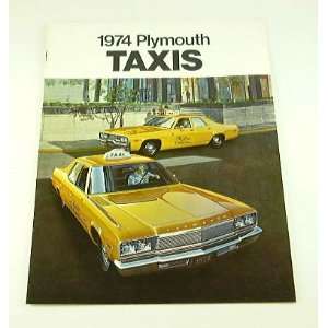  1974 74 Plymouth TAXI BROCHURE Satellite Fury Everything 