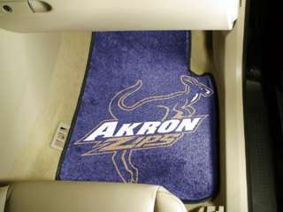 University of Akron Zips Car Auto Floor Mats Front Seat  