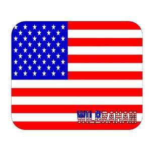  US Flag   Wilbraham, Massachusetts (MA) Mouse Pad 