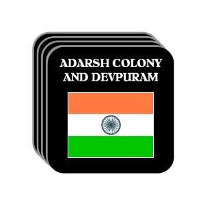 India   ADARSH COLONY AND DEVPURAM Set of 4 Mini Mousepad Coasters