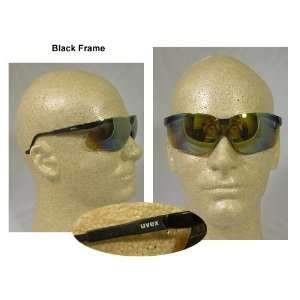 Uvex S3223 Genesis Safety Eyewear, Earth Frame, Gold Mirror Ultra Dura 