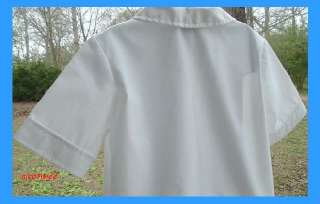 Lee Girl Short Sleeve White Blouse School Uniform 7  